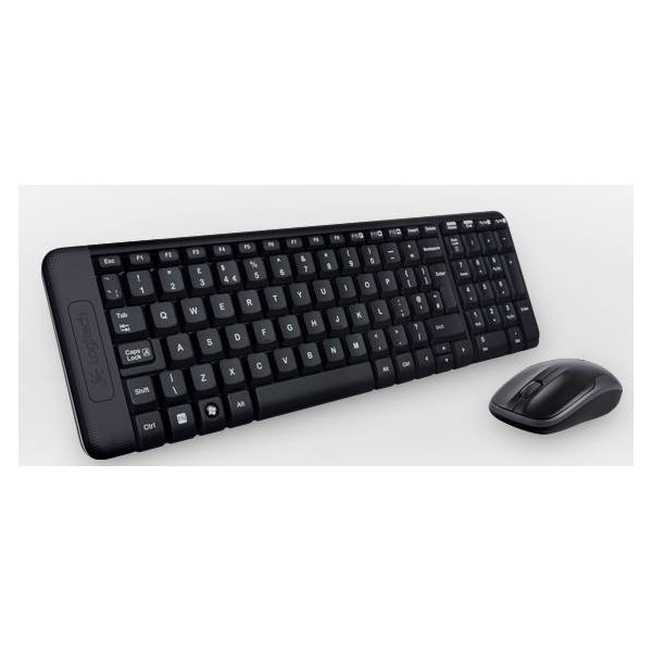 TECLADO+RATON LOGITECH MK220 WIRELESS NEGRO M 2