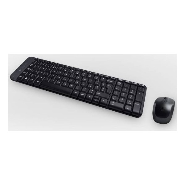 TECLADO+RATON LOGITECH MK220 WIRELESS NEGRO M 3