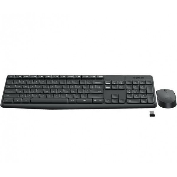 TECLADO+RATON LOGITECH MK235 WIRELESS NEGRO M 3