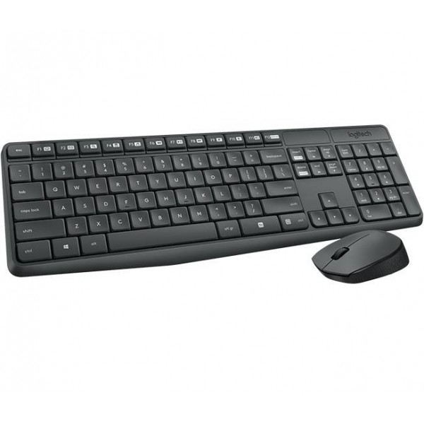 TECLADO+RATON LOGITECH MK235 WIRELESS NEGRO M 4