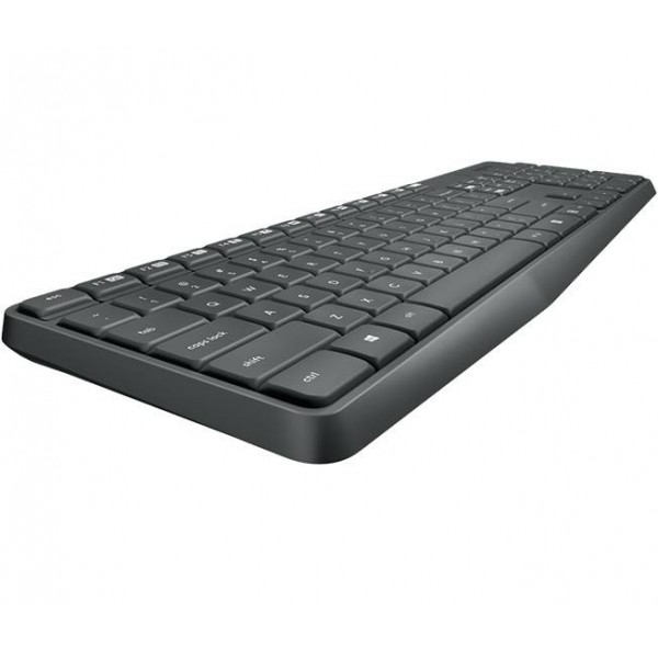 TECLADO + MOUSE LOGITECH MK235 SEM FIO PRETO M 5