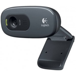 Webcam Logitech C270-HD 3MPIX preto H