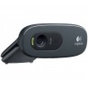 Webcam Logitech C270-HD 3MPIX preto 3
