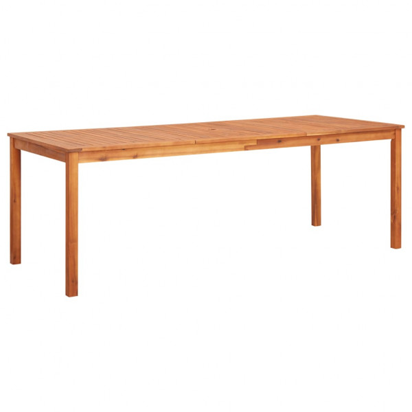 Set comedor de jardín 9 pzas y cojines madera maciza de acacia M 3