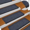 Alfombrilla de escaleras 5 uds punzonada antracita 65x21x4 cm 1