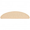Tapete/carpete para degraus 15 pcs 56x17x3 cm cor creme 4