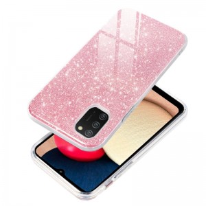 Carcaça COOL para Samsung A025 Galaxy A02s Glitter Rosa H
