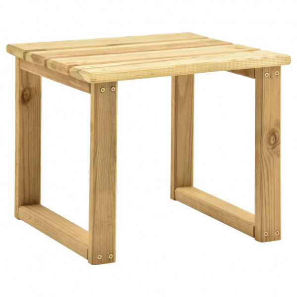 Espreguiçadeira de jardim com mesa e almofadão pinho impregnado M 5