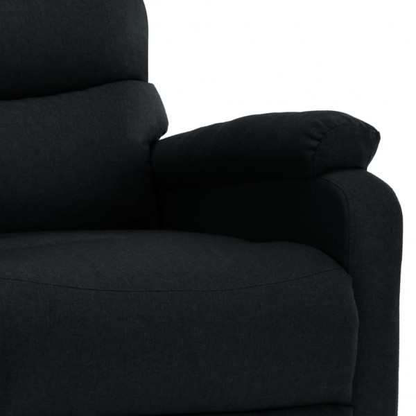 Sillón de masaje eléctrico tela negro M 3