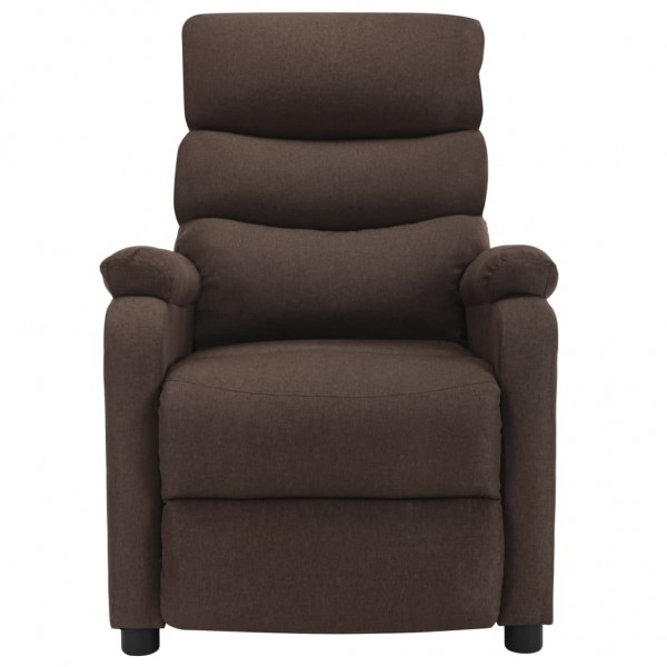 Sillón de masaje eléctrico tela marrón M 2