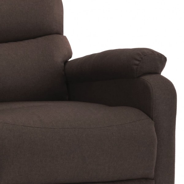 Sillón de masaje eléctrico tela marrón M 3