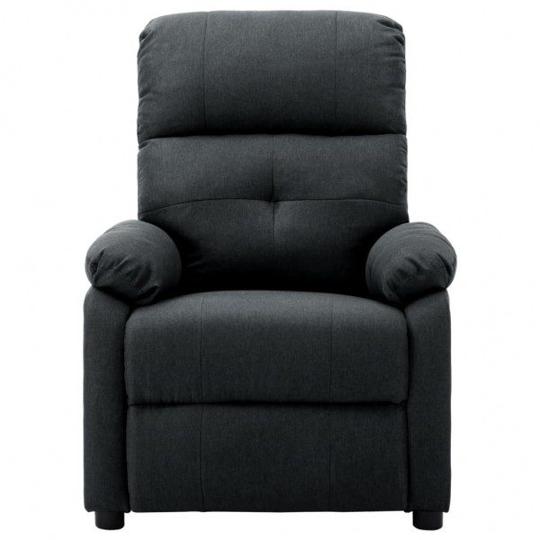 Sillón reclinable eléctrico de tela gris oscuro M 2