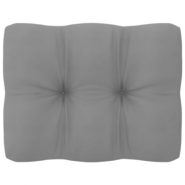 4 pcs conjunto lounge de jardim com almofadões pinho maciço M 5