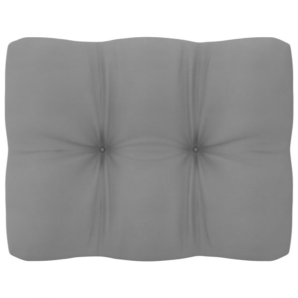 7 pcs conjunto lounge de jardim c/ almofadões pinho maciço M 5