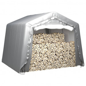 Tenda de armazenamento 300x300 cm aço cinzento H