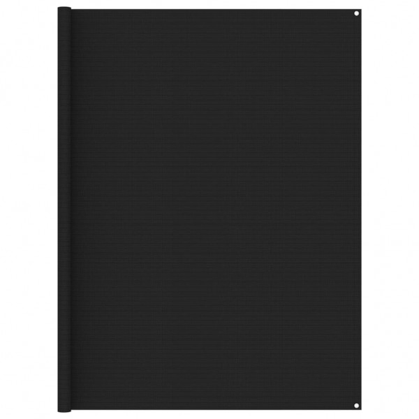 Alfombra de tienda de campaña negro 250x350 cm D