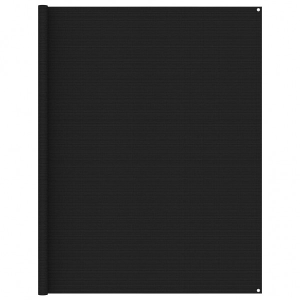 Alfombra para tienda de campaña negro 250x550 cm D