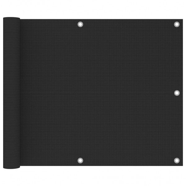 Toldo para balcón HDPE gris antracita 75x300 cm D