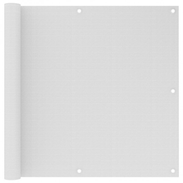 Toldo para balcón HDPE blanco 90x500 cm D