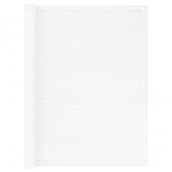 Toldo para balcón HDPE blanco 120x400 cm D