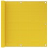 Toldo para balcón HDPE amarillo 90x600 cm 1