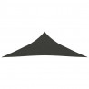 Toldo de vela gris antracita HDPE 160 g/m² 4x4x4 m 3