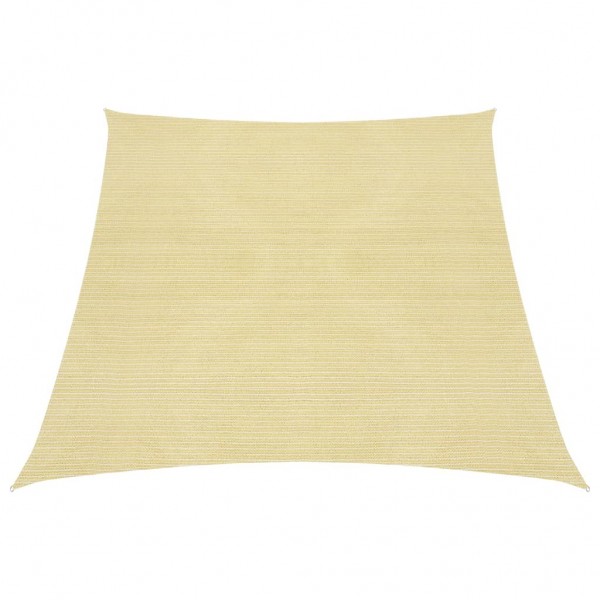 Toldo de vela HDPE beige 160 g/m² 3/4x2 m D