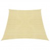 Toldo de vela HDPE beige 160 g/m² 3/4x2 m 1
