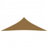 Toldo de vela HDPE gris taupe 160 g/m² 4x4x5.8 m 3