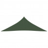 Toldo de vela verde oscuro HDPE 160 g/m² 4.5x4.5x4.5 m 3