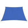 Toldo de vela HDPE azul 160 g/m² 3/4x2 m 1