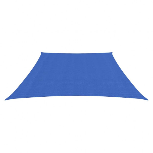 Para-sol estilo vela 160 g/m² 3/4x2 m PEAD azul M 3