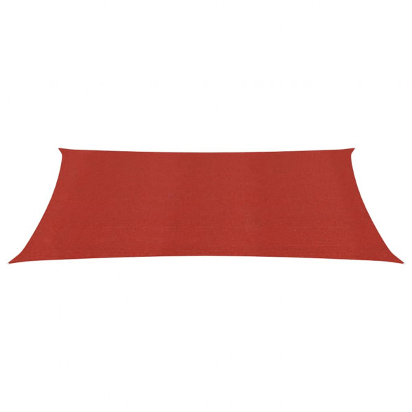 Toldo de vela rojo HDPE 160 g/m² 2x4.5 m M 3