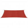 Toldo de vela rojo HDPE 160 g/m² 2x4.5 m 3