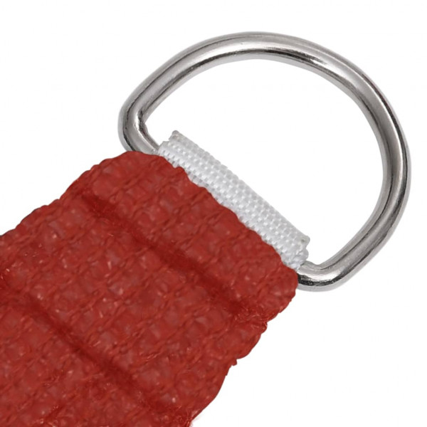 Para-sol estilo vela 160 g/m² 2x4.5 m PEAD vermelho M 4