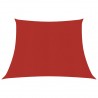 Para-sol estilo vela 160 g/m² 4/5x3 m PEAD vermelho 1