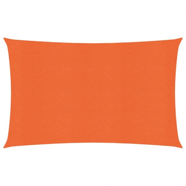 Toldo de vela HDPE naranja 160 g/m² 2x4.5 m D