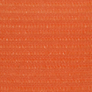 Toldo de vela HDPE naranja 160 g/m² 2x4.5 m H