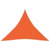 Toldo de vela HDPE naranja 160 g/m² 4x4x4 m 1