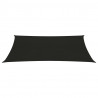Toldo de vela HDPE negro 160 g/m² 2x4 m 3