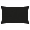 Toldo de vela negro HDPE 160 g/m² 2.5x4.5 m 1