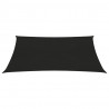 Toldo de vela negro HDPE 160 g/m² 3x4 m 3