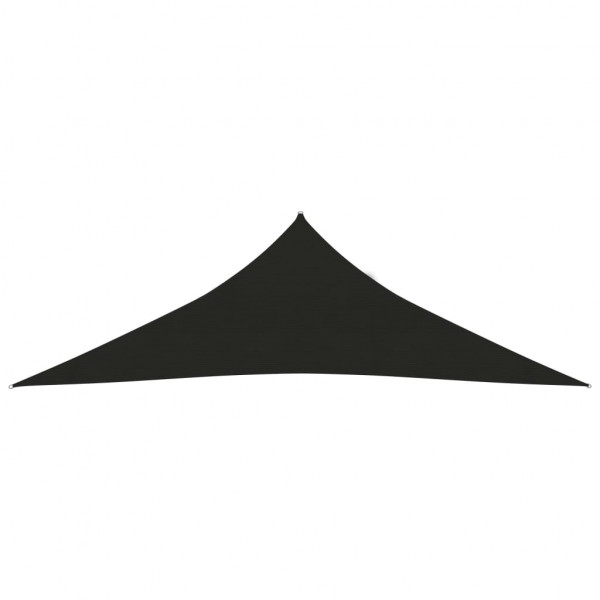 Toldo de vela negro HDPE 160 g/m² 5x5x6 m M 3