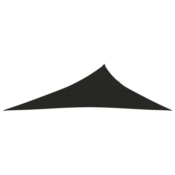 Toldo de vela negro HDPE 160 g/m² 4x5x6.8 m M 3
