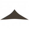 Toldo de vela marrón HDPE 160 g/m² 4.5x4.5x4.5 m 3