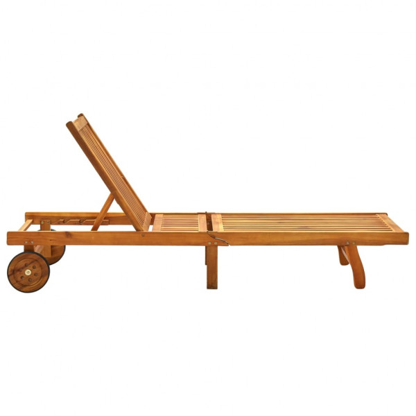 Tumbona de madera maciza de acacia M 4