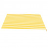 Tela de repuesto para toldo amarillo y blanco 4x3.5 m 4