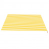 Tela de repuesto para toldo amarillo y blanco 4.5x3.5 m 4