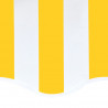 Tecido de substituição para toldo 6x3.5 m amarelo e branco 5