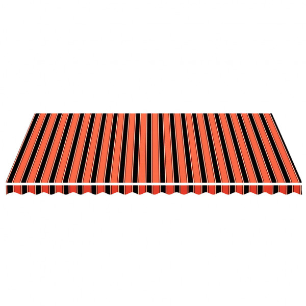 Tela de repuesto para toldo naranja y marrón 5x3.5 m M 3